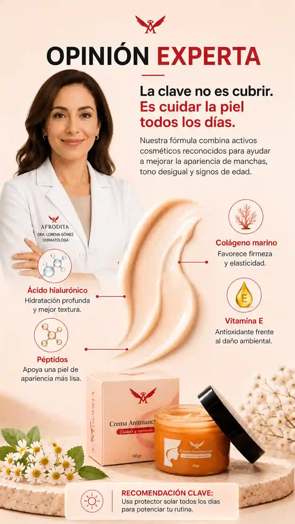 Afrodita crema antimanchas