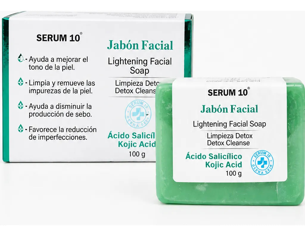 Serum 10® Jabón Facial Kojic Acid