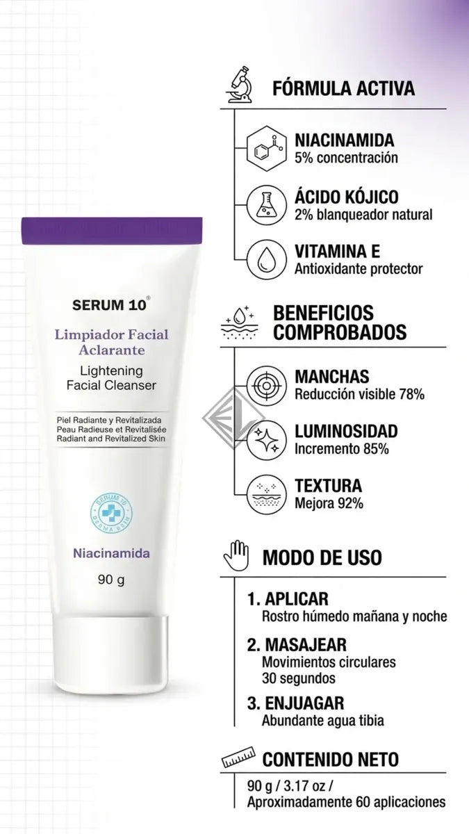 Serum 10® Limpiador Facial Aclarante