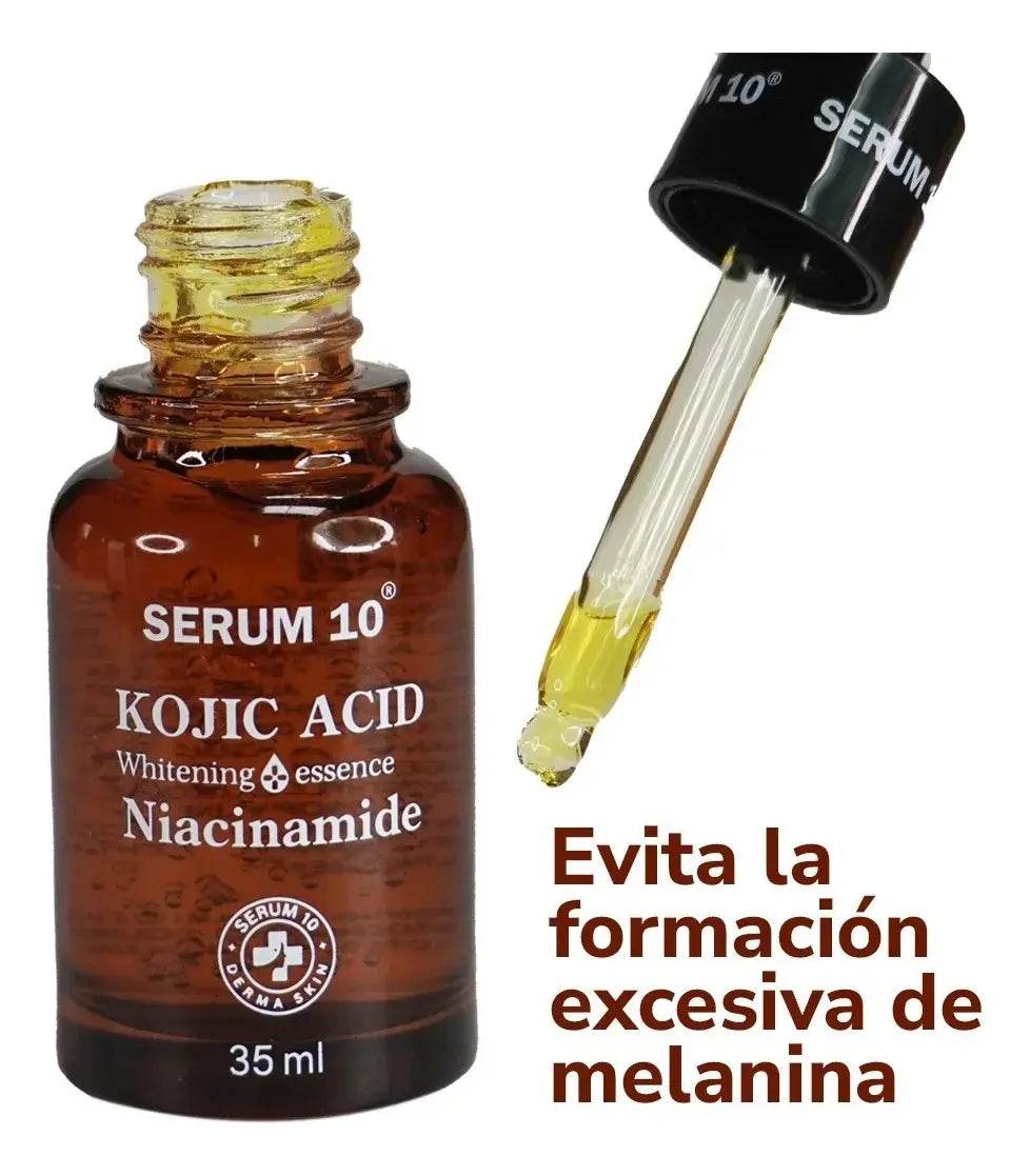 Combo Sérum 10 Limpiador Ácido Kójico+ Sérum Aclarante + Mask Niacinamida