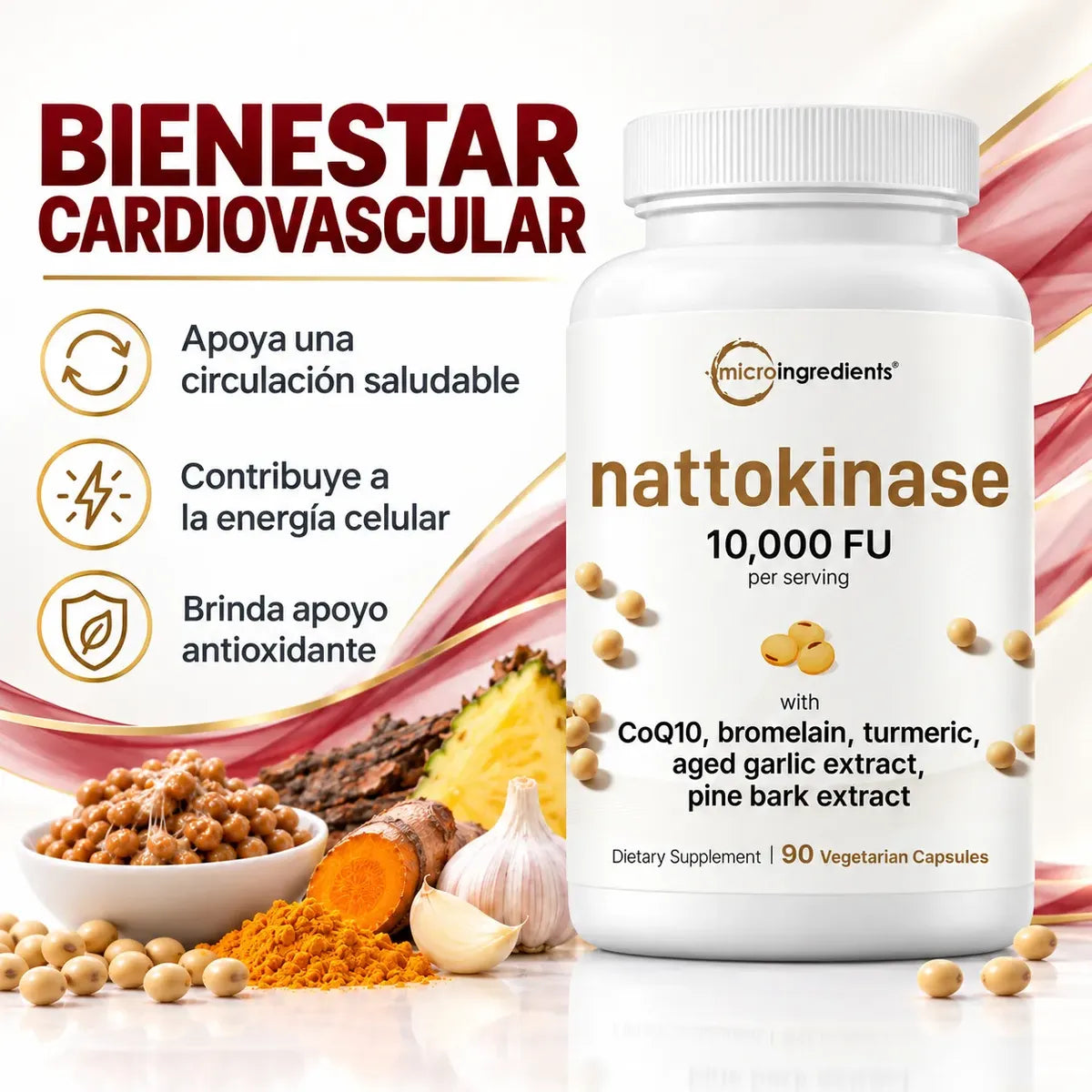 Micro Ingredients Nattokinase 10.000 FU