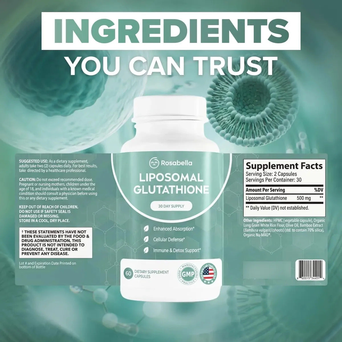 Liposomal Glutathione Rosabella